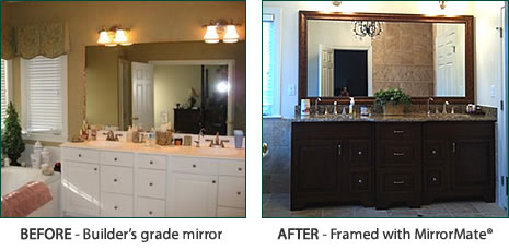 Before & After Mirror Mate transformation!